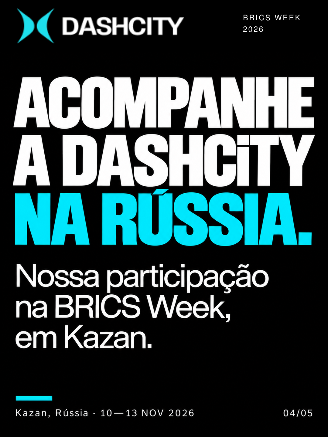 DASHCITY faz palestra na Rússia: consciência territorial e economia curativa no palco da BRICS Week, em Kazan
